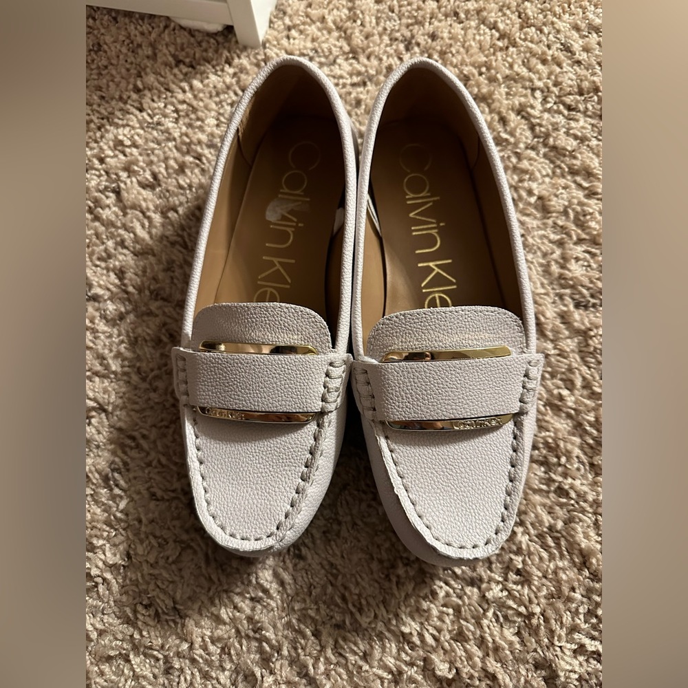 Off white moccasin/ loafer Calvin Klein